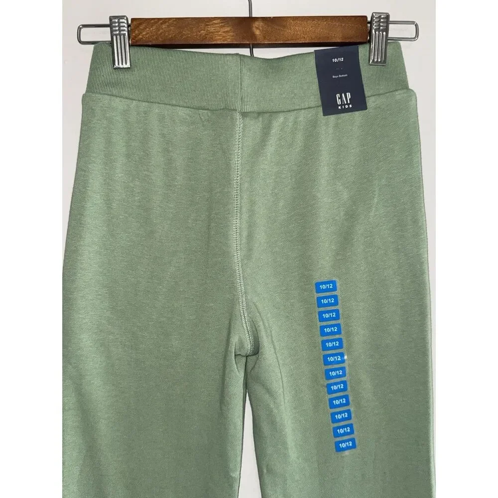 GAP Boys Jogger Pants 10/12 Terry Cloth Sweatpants Elastic Waist Lounge 2 Pc Set - Picture 7 of 14